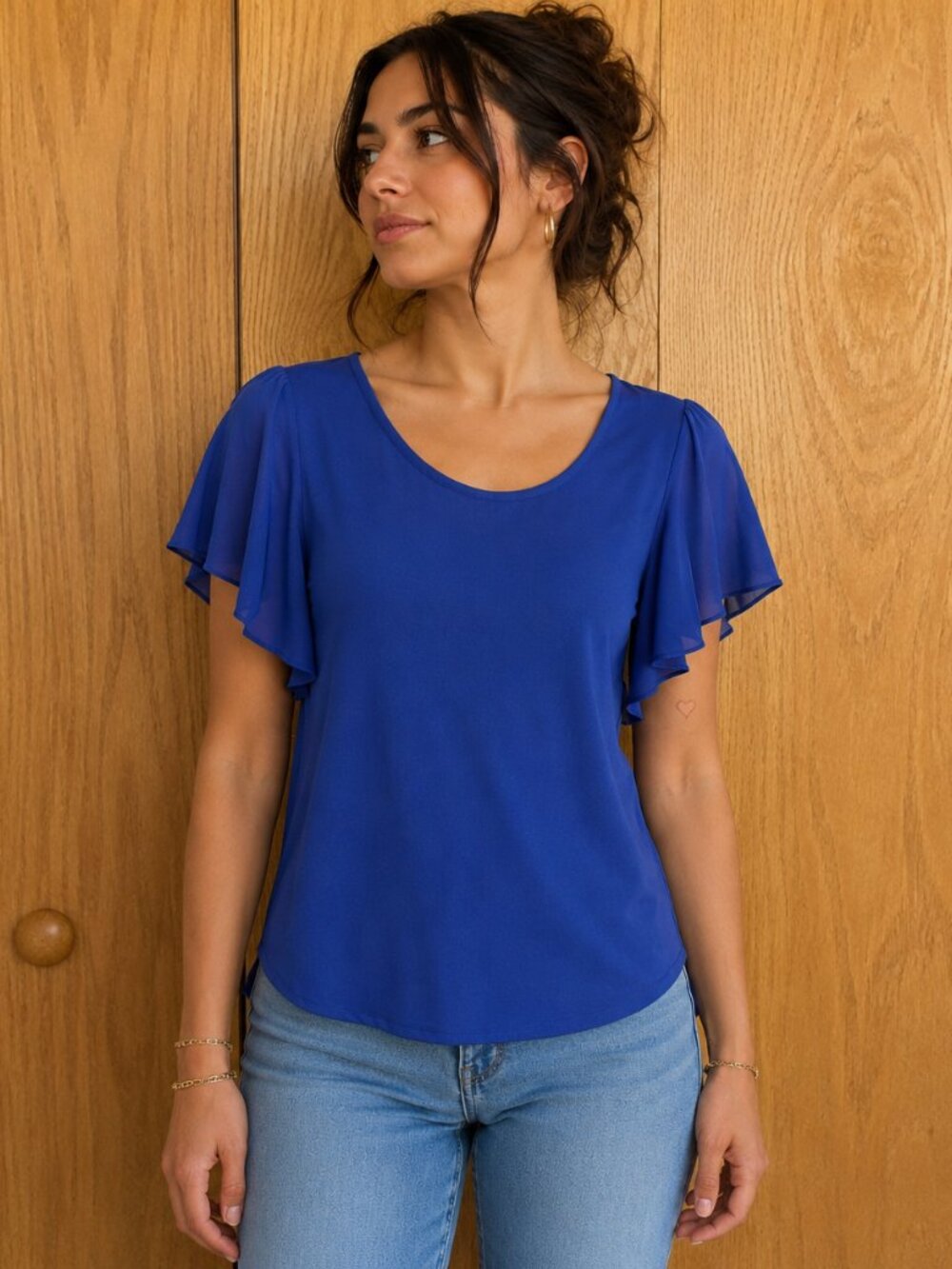 🆕City Chic  Short Sleeve Top  Size Small